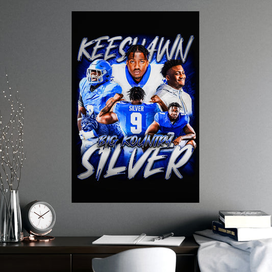 KEESHAWN SILVER 24"x36" POSTER