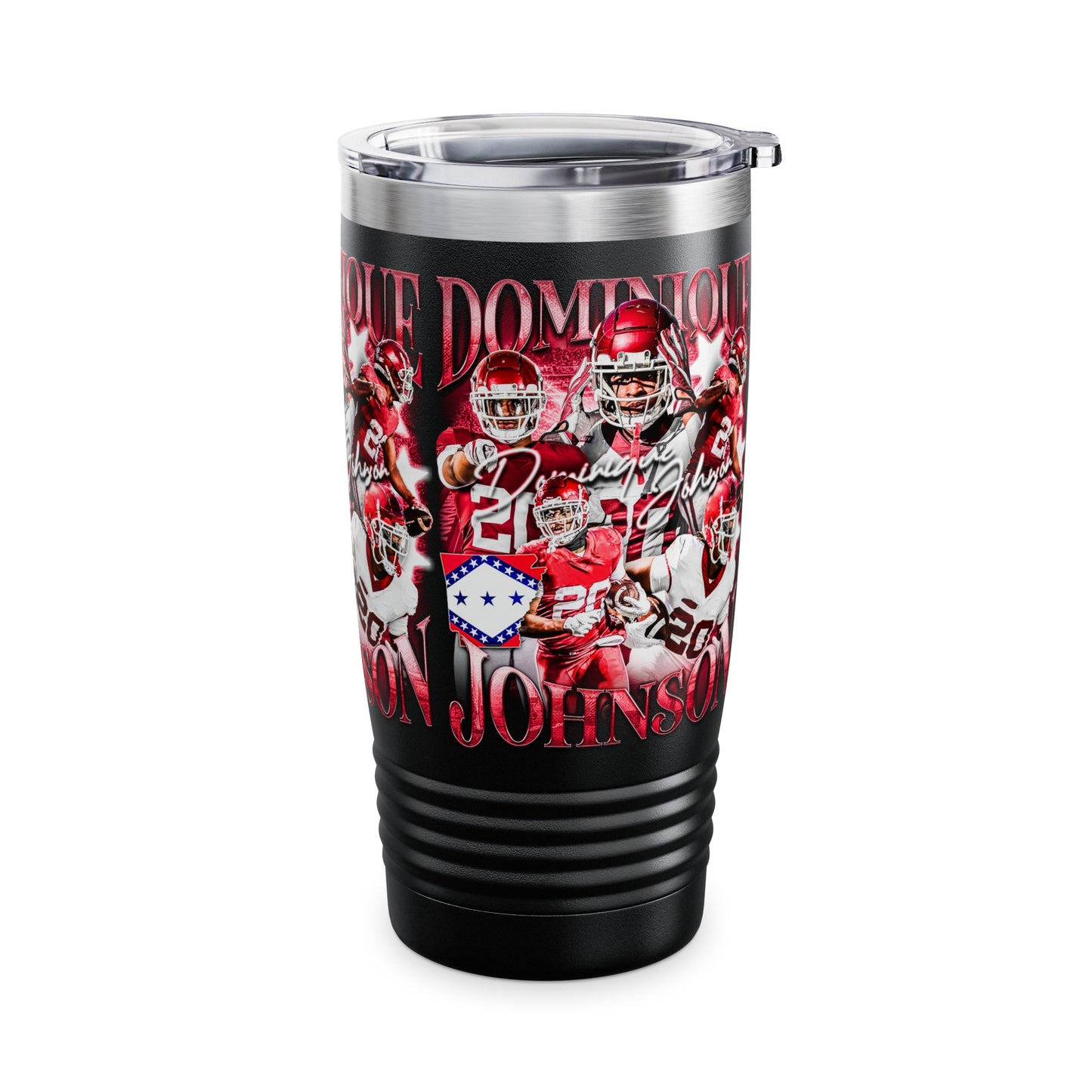 DOMINIQUE JOHNSON STAINLESS STEEL TUMBLER