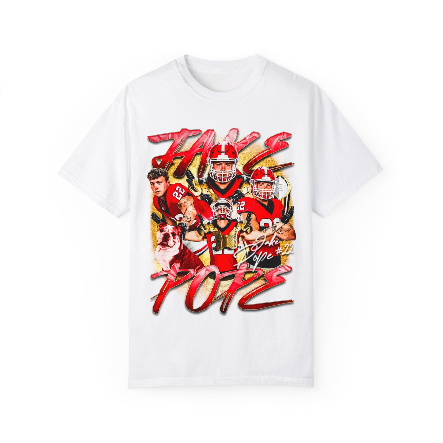 JAKE POPE ICY WHITE HEAVYWEIGHT PREMIUM VINTAGE TEE