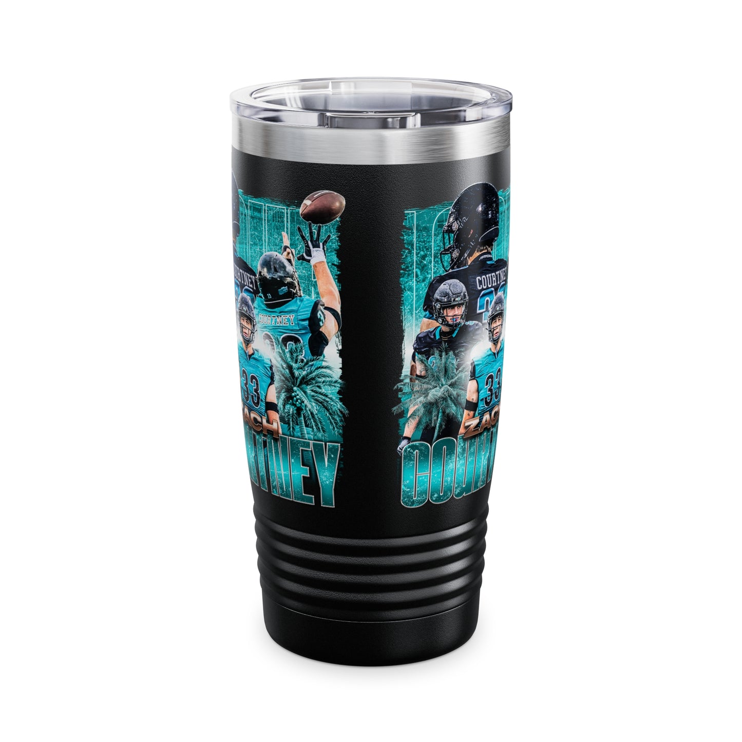 ZACH COURTNEY STAINLESS STEEL TUMBLER