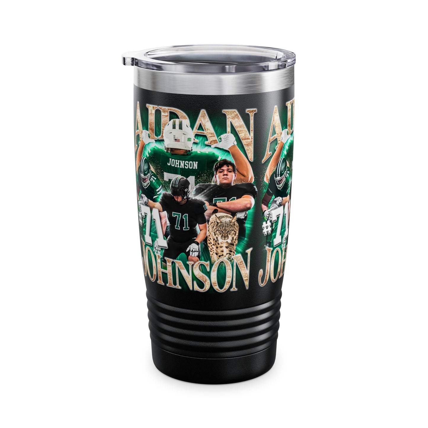 AIDAN JOHNSON STAINLESS STEEL TUMBLER