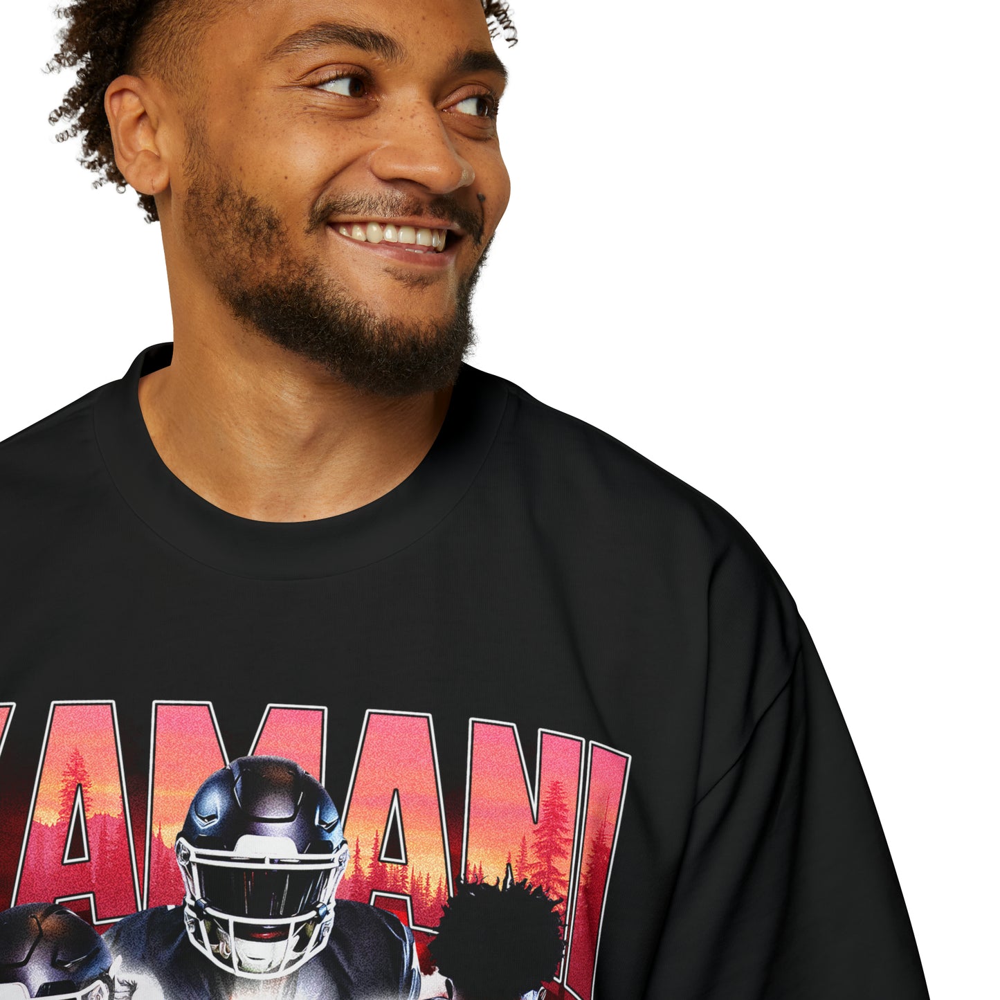 KAMANI JACKSON OVERSIZED PREMIUM VINTAGE TEE