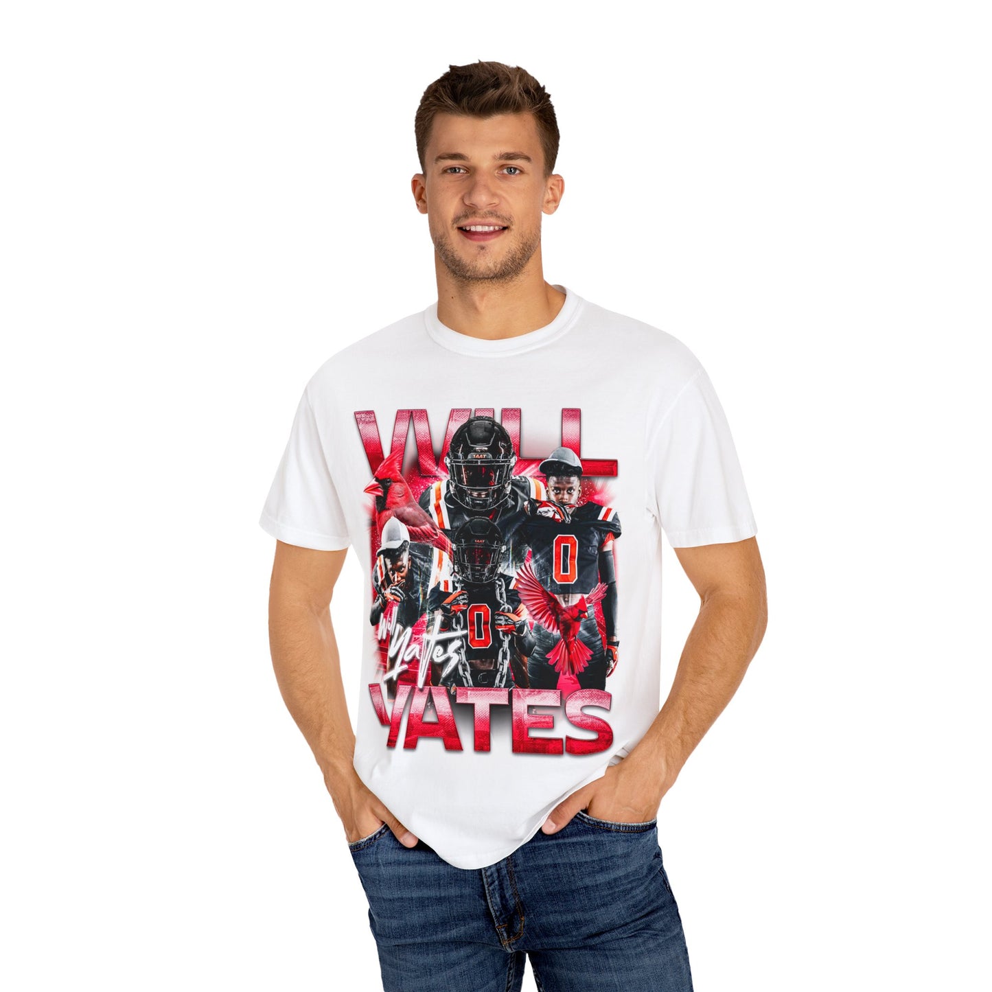 WILL YATES ICY WHITE HEAVYWEIGHT PREMIUM VINTAGE TEE