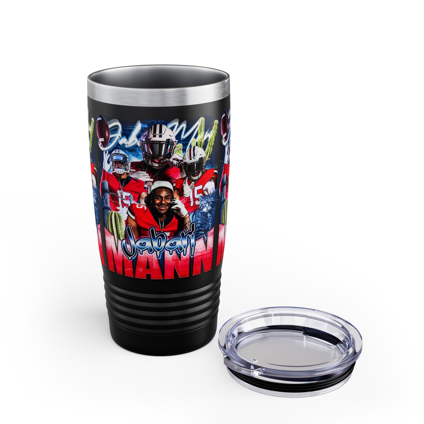 JABARI MANN STAINLESS STEEL TUMBLER