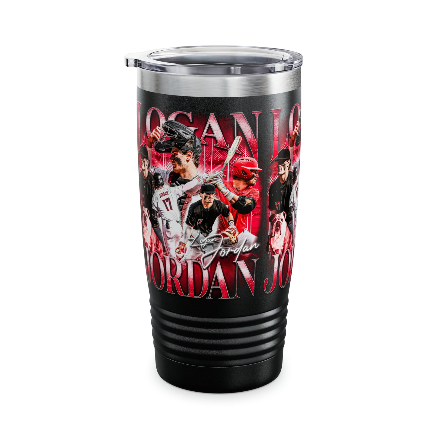 LOGAN JORDAN STAINLESS STEEL TUMBLER