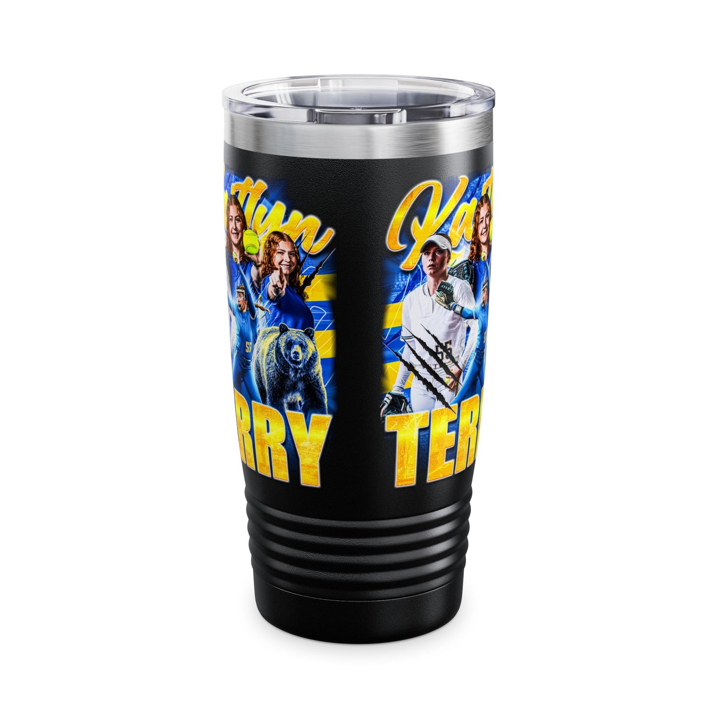 KAITLYN TERRY STAINLESS STEEL TUMBLER