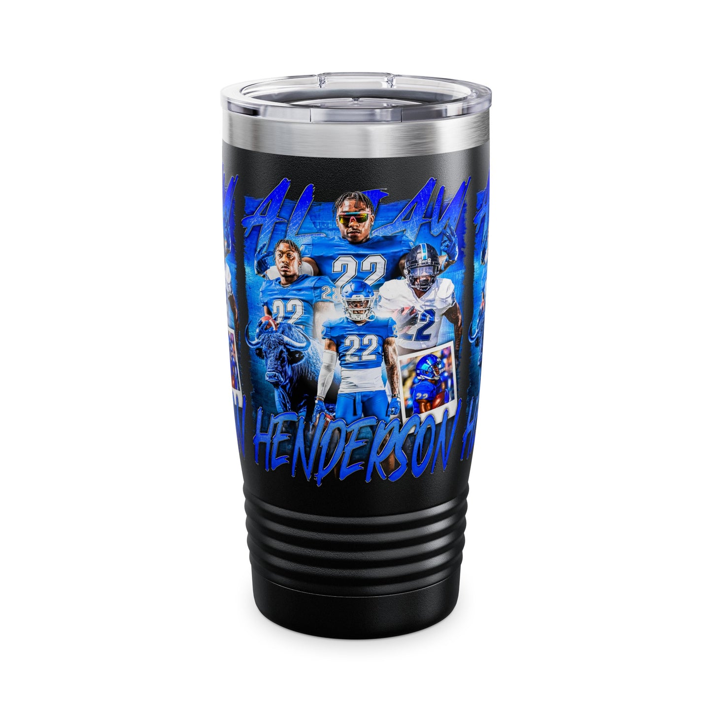 ALJAY HENDERSON STAINLESS STEEL TUMBLER