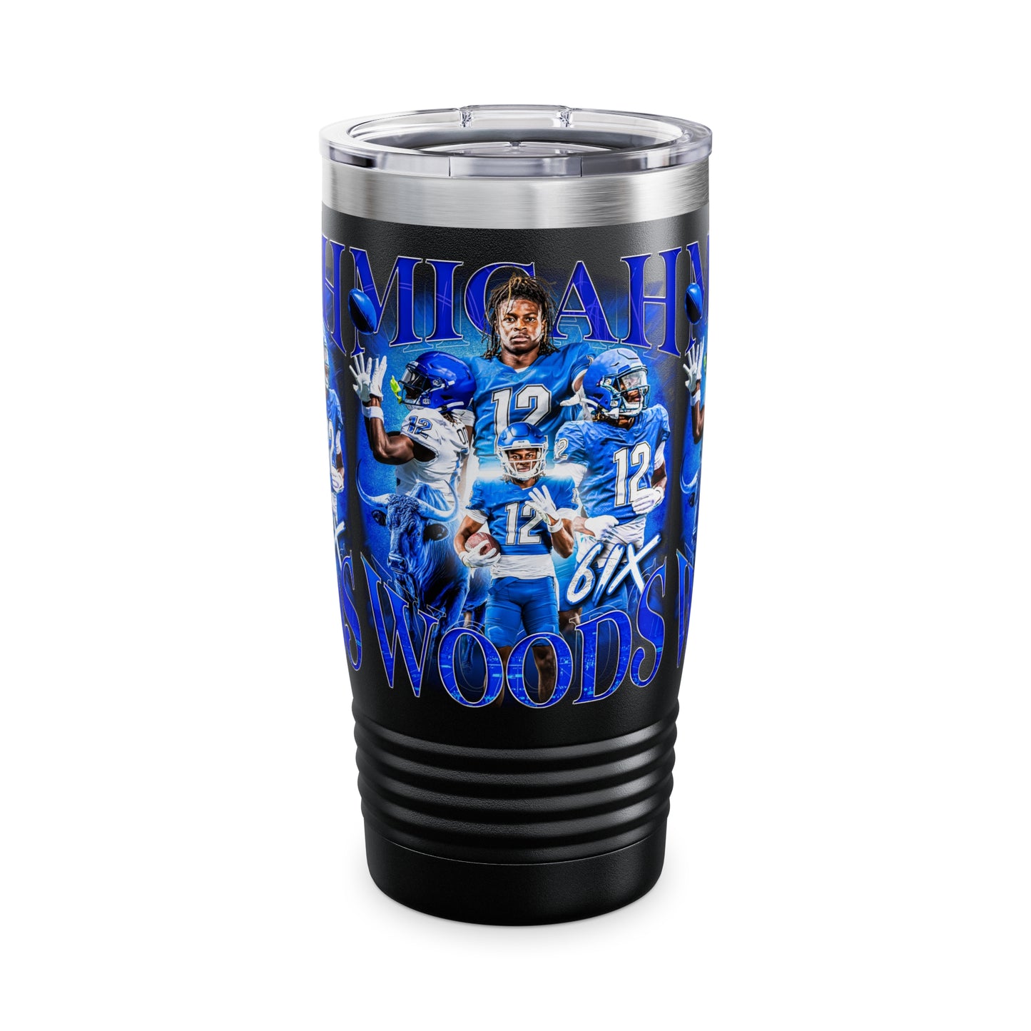 MICAH WOODS STAINLESS STEEL TUMBLER