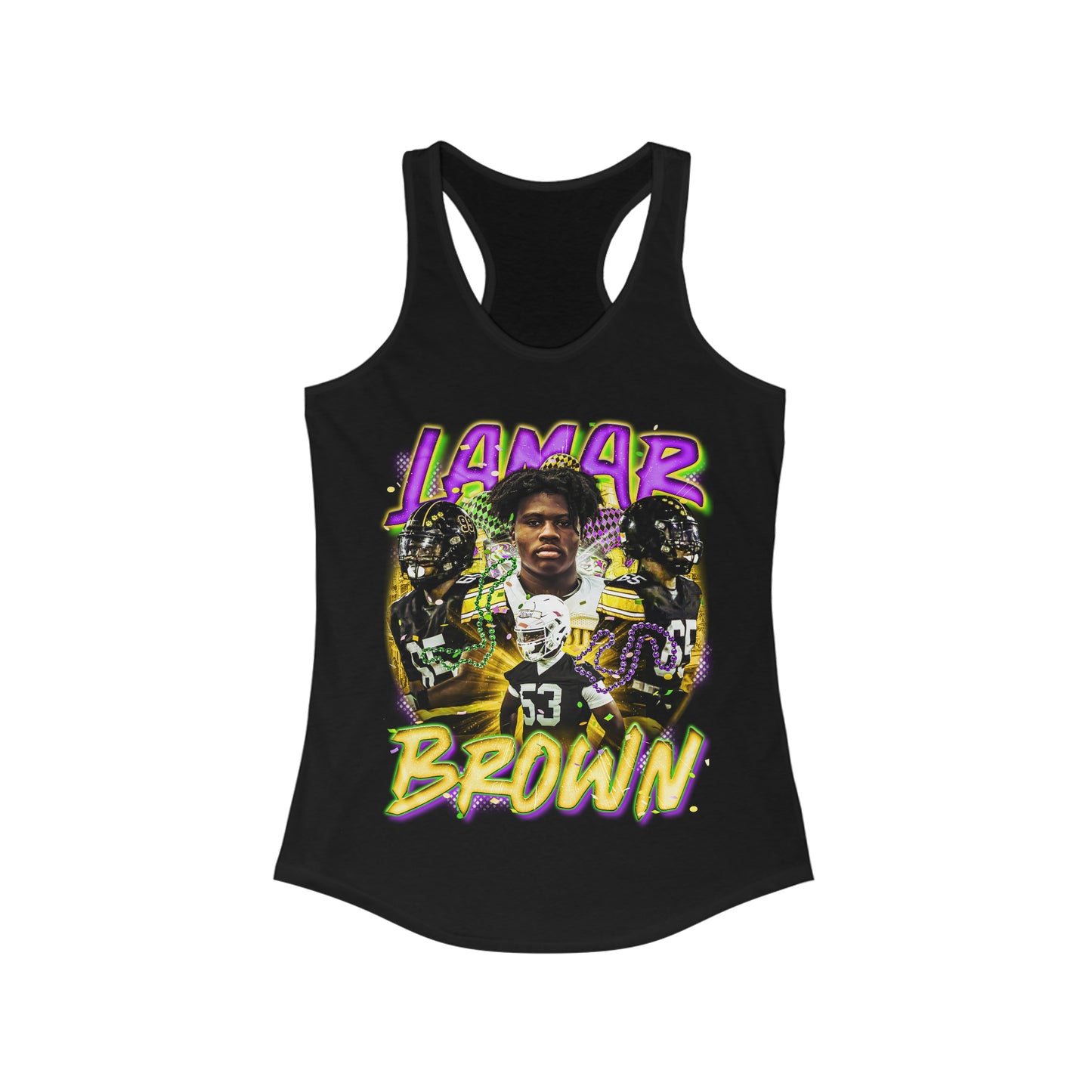 LAMAR BROWN VINTAGE WOMEN'S TANK TOP