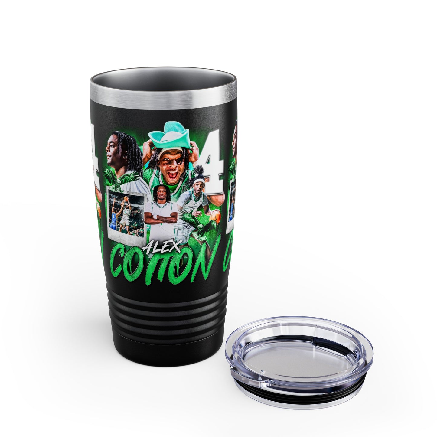 ALEX COTTON STAINLESS STEEL TUMBLER