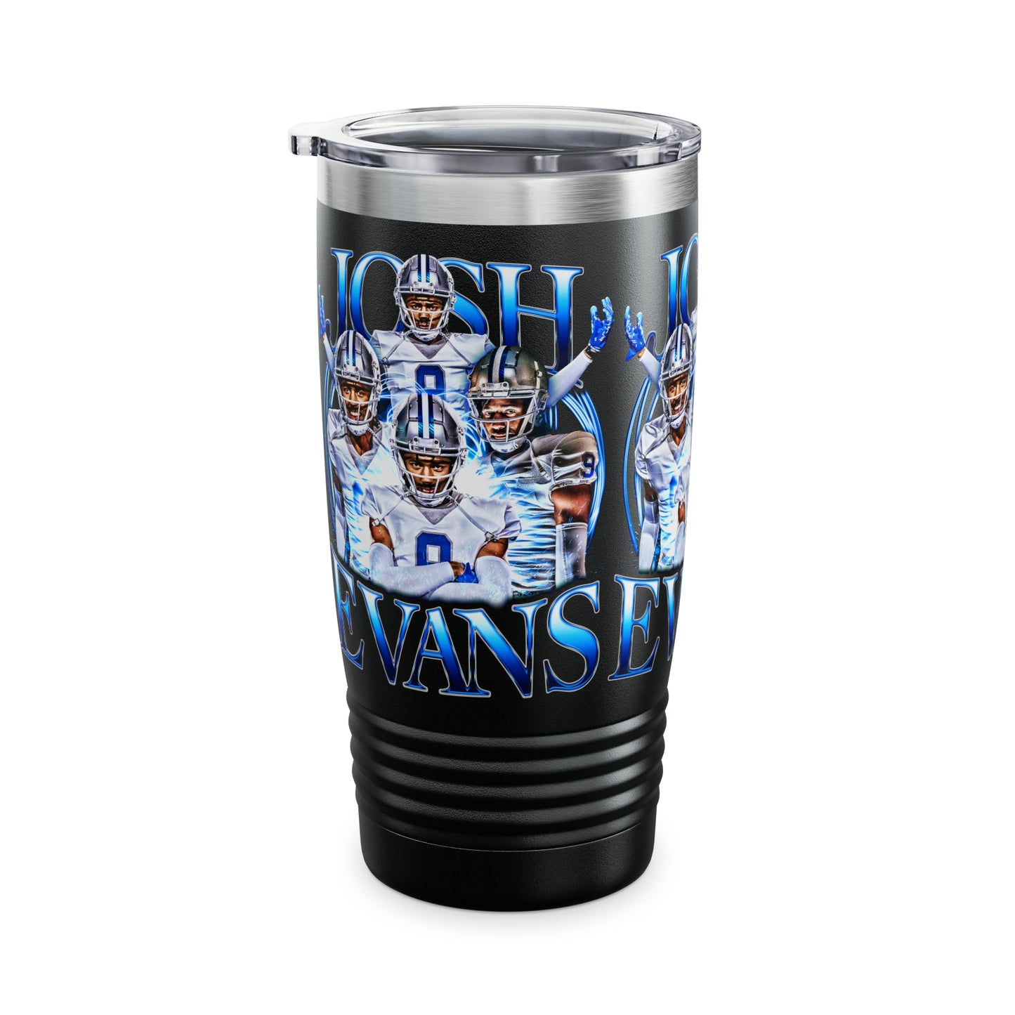 JOSH EVANS STAINLESS STEEL TUMBLER