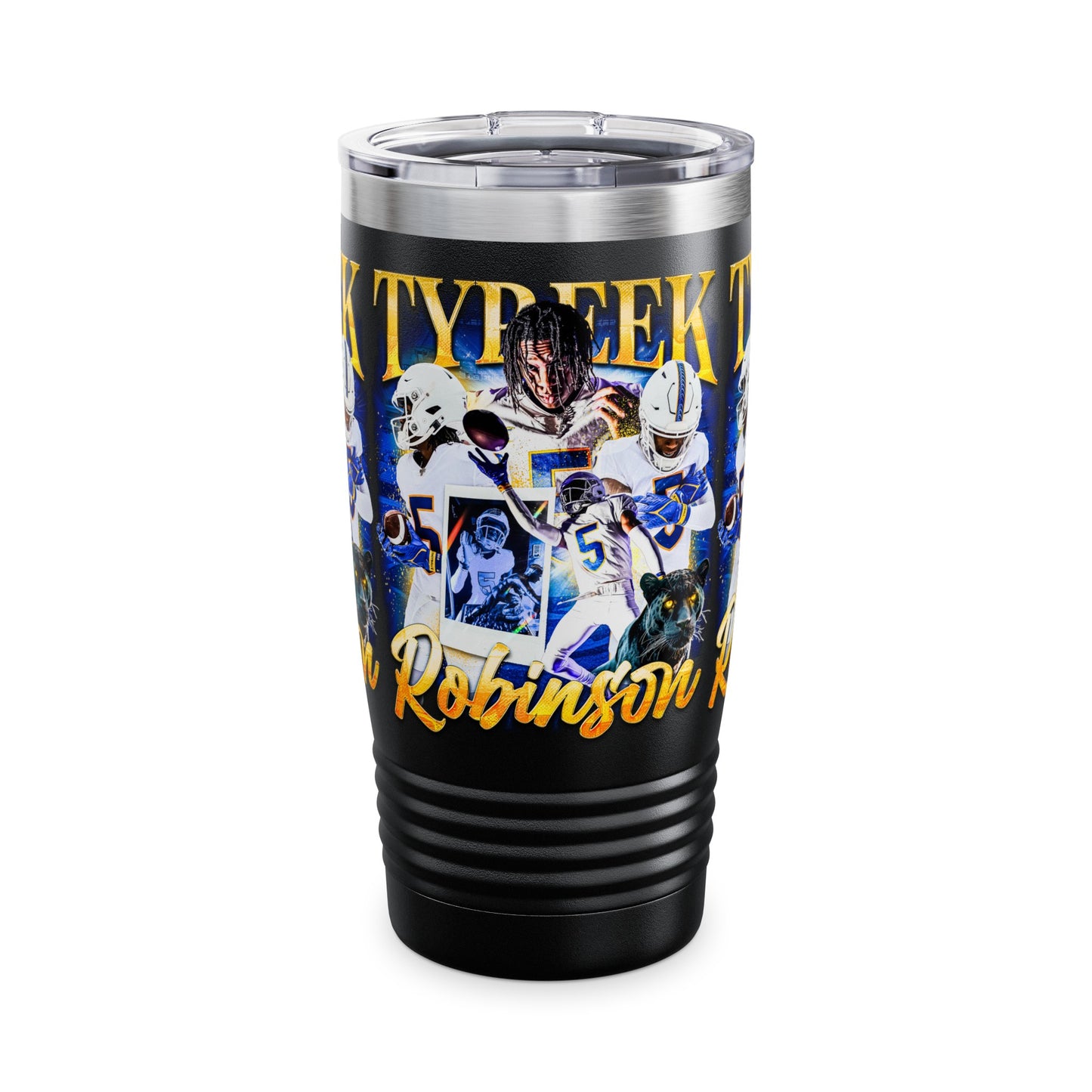 TYREEK ROBINSON STAINLESS STEEL TUMBLER