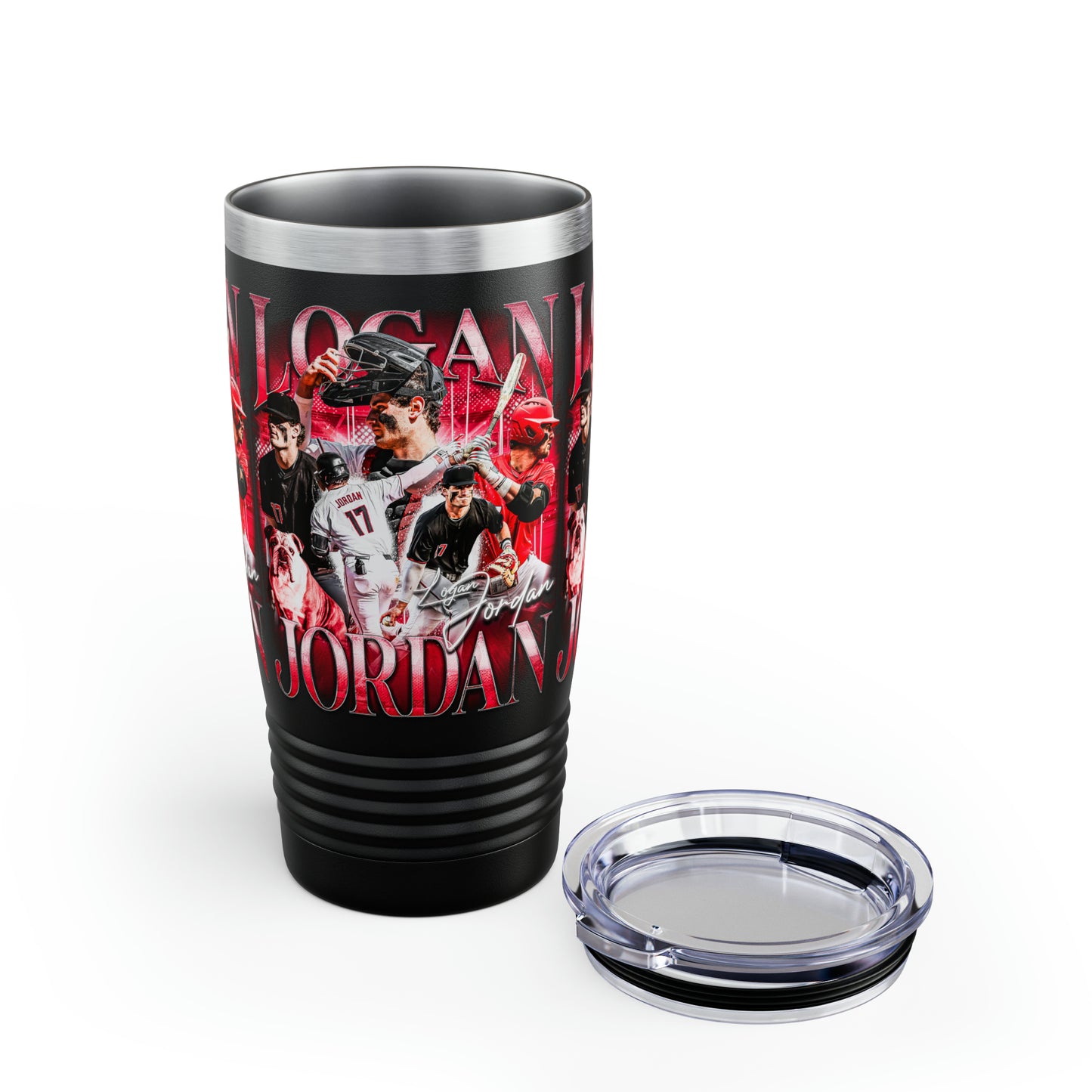 LOGAN JORDAN STAINLESS STEEL TUMBLER