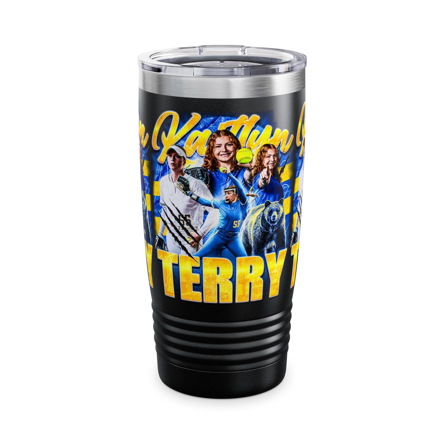 KAITLYN TERRY STAINLESS STEEL TUMBLER