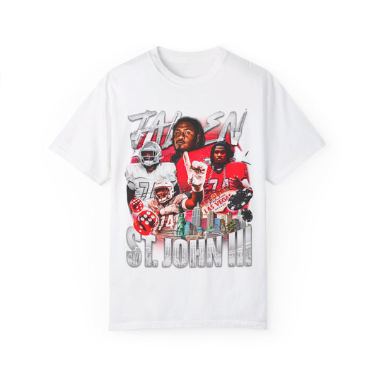 JSJ ICY WHITE HEAVYWEIGHT PREMIUM VINTAGE TEE