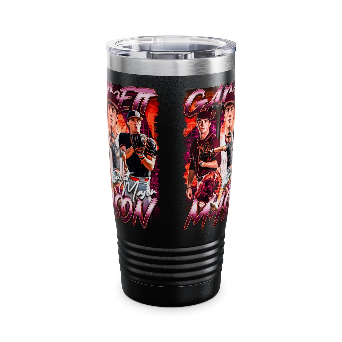 GARRETT MASON STAINLESS STEEL TUMBLER