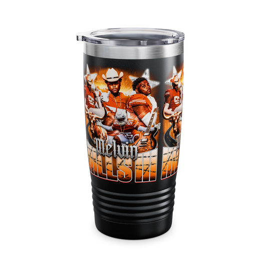 MELVIN HILLS STAINLESS STEEL TUMBLER