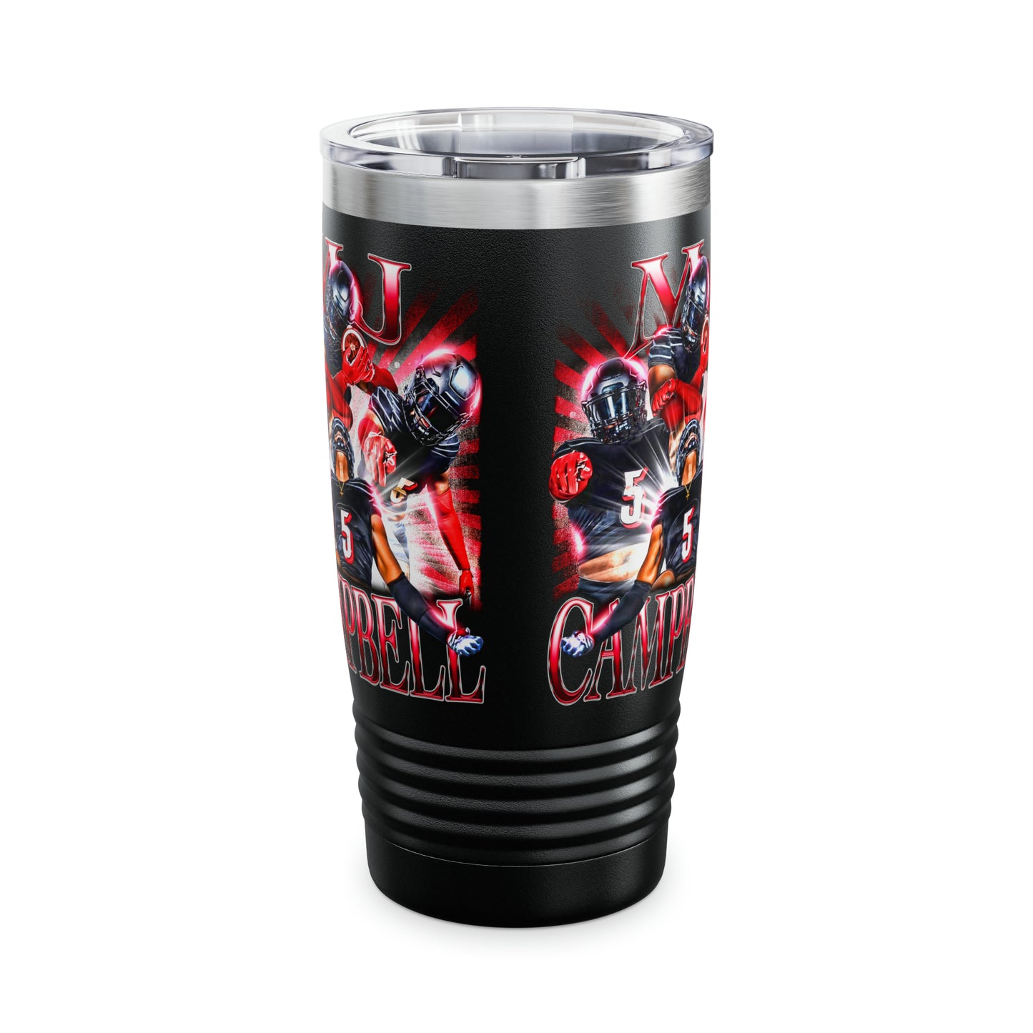 MJ CAMPBELL STAINLESS STEEL TUMBLER