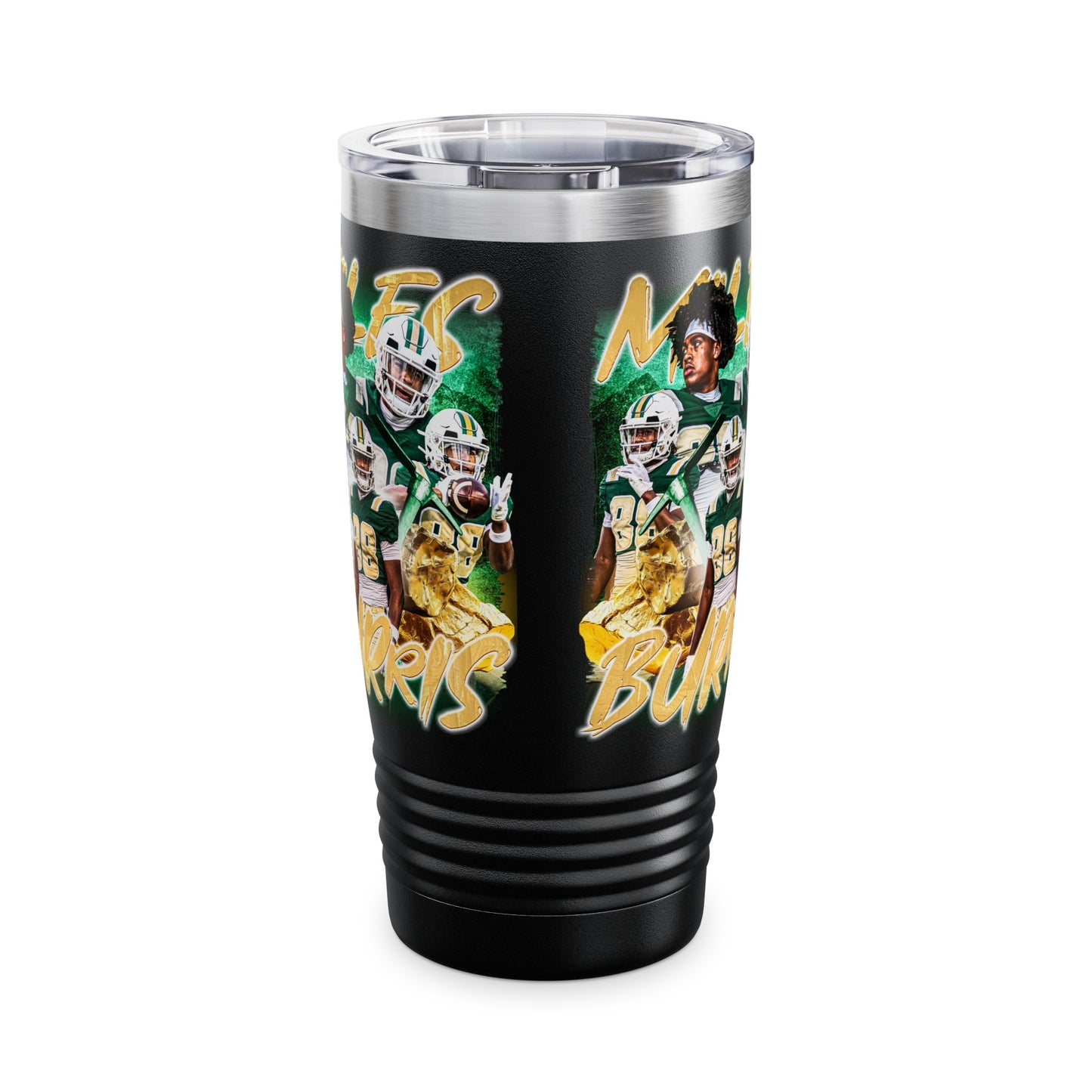 MILES BURRIS STAINLESS STEEL TUMBLER