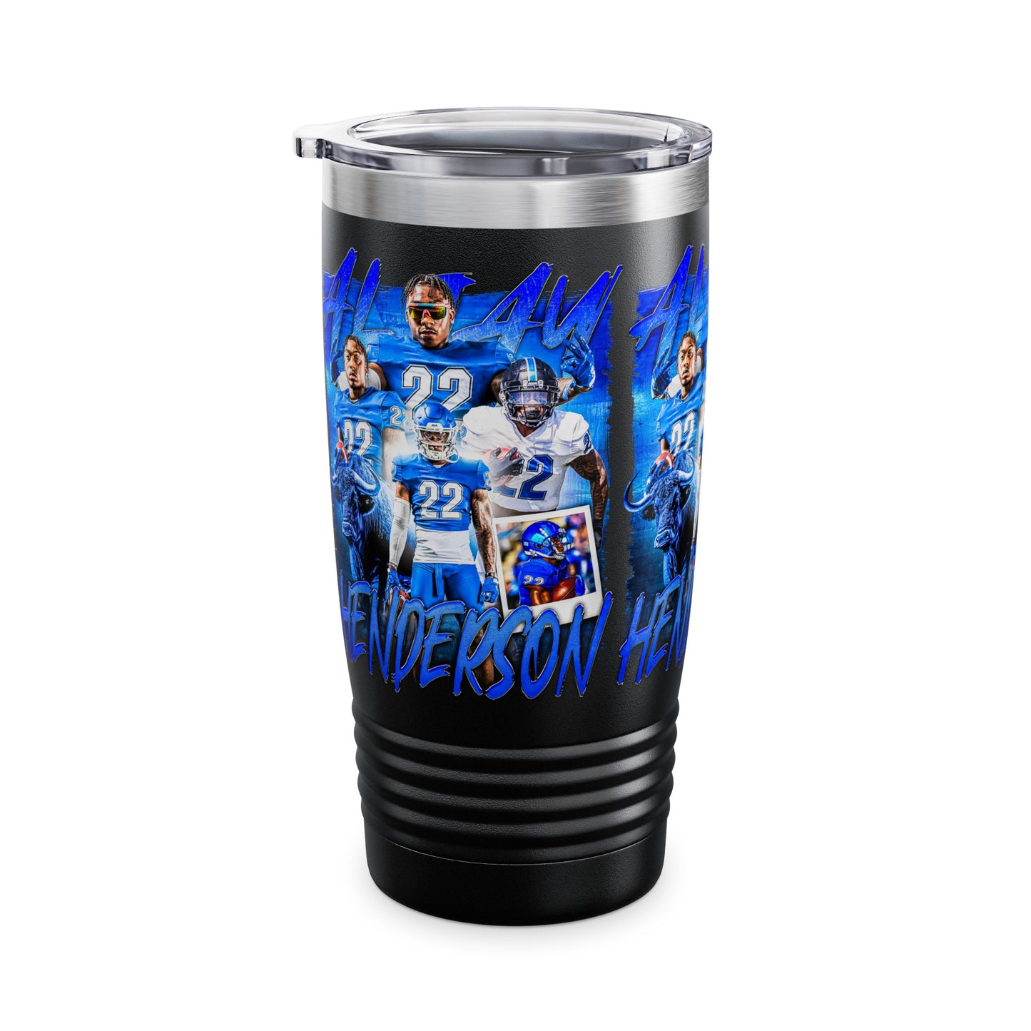 ALJAY HENDERSON STAINLESS STEEL TUMBLER