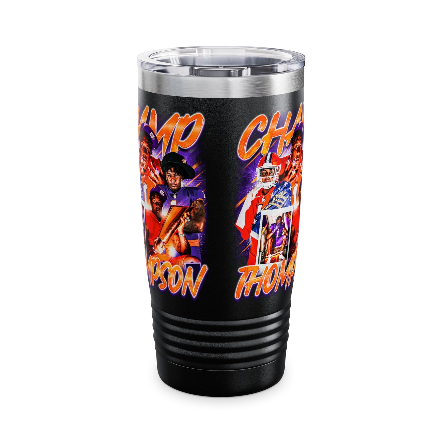 CHAMP THOMPSON STAINLESS STEEL TUMBLER