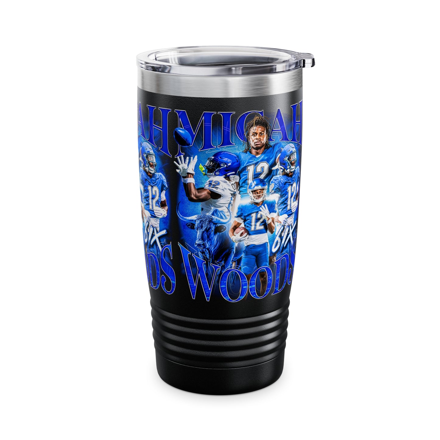 MICAH WOODS STAINLESS STEEL TUMBLER