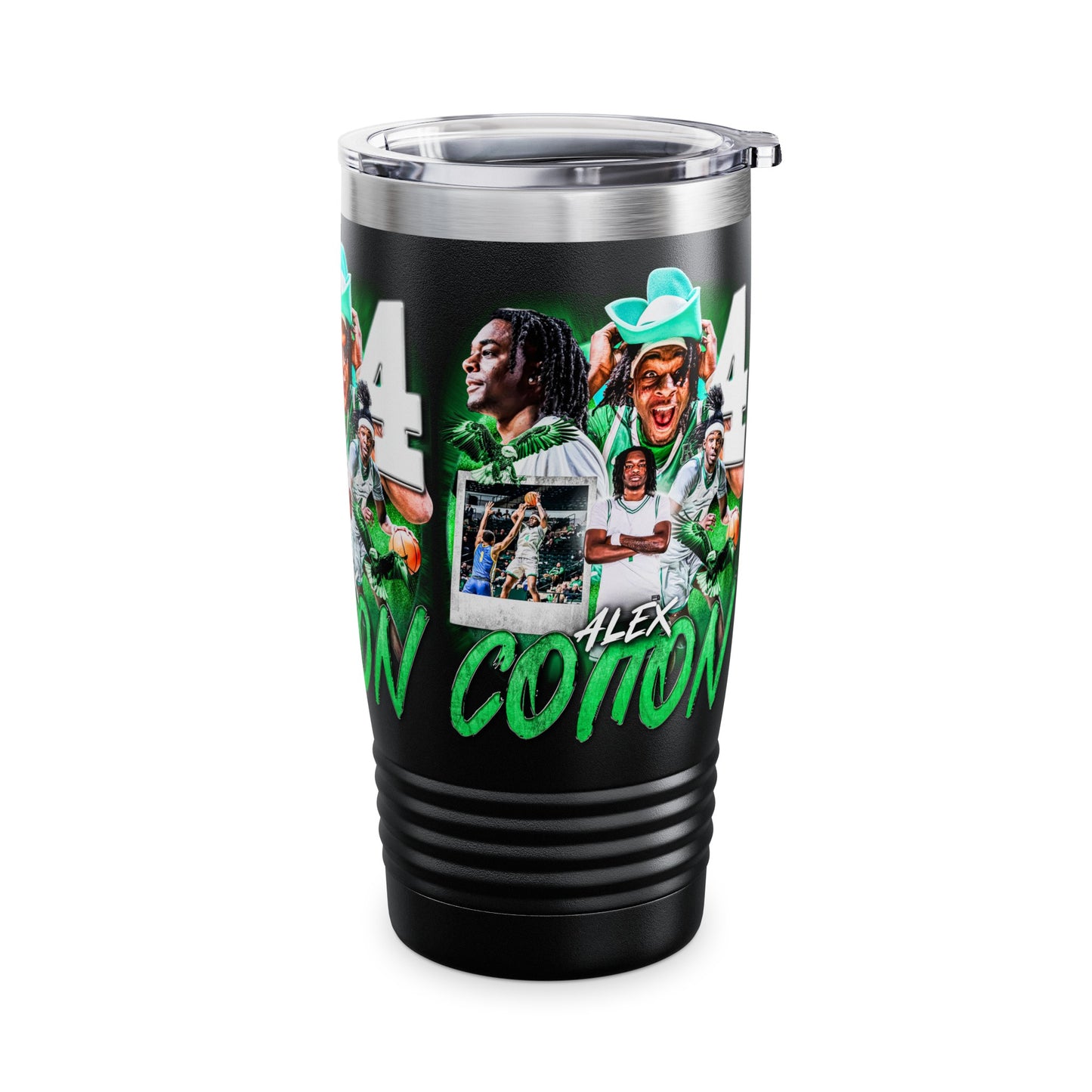 ALEX COTTON STAINLESS STEEL TUMBLER