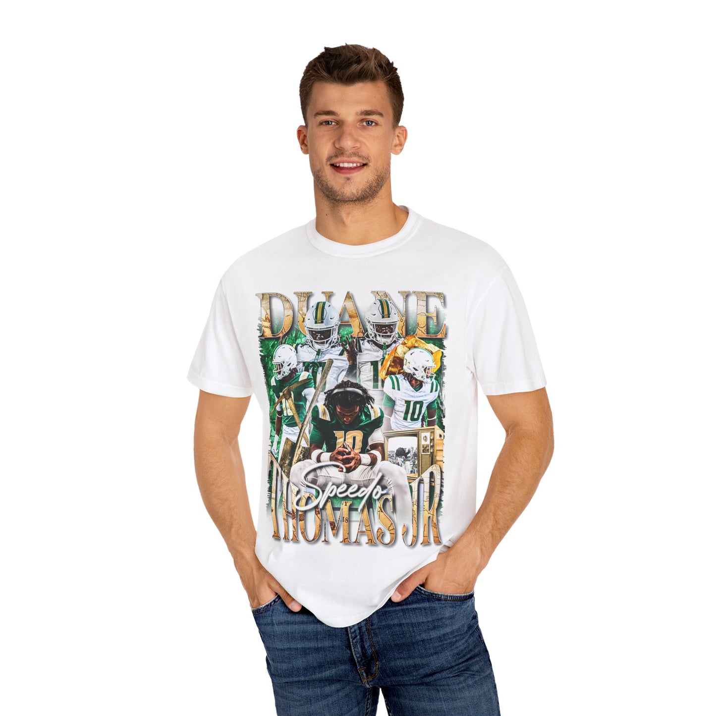 DUANE THOMAS JR. ICY WHITE HEAVYWEIGHT PREMIUM VINTAGE TEE