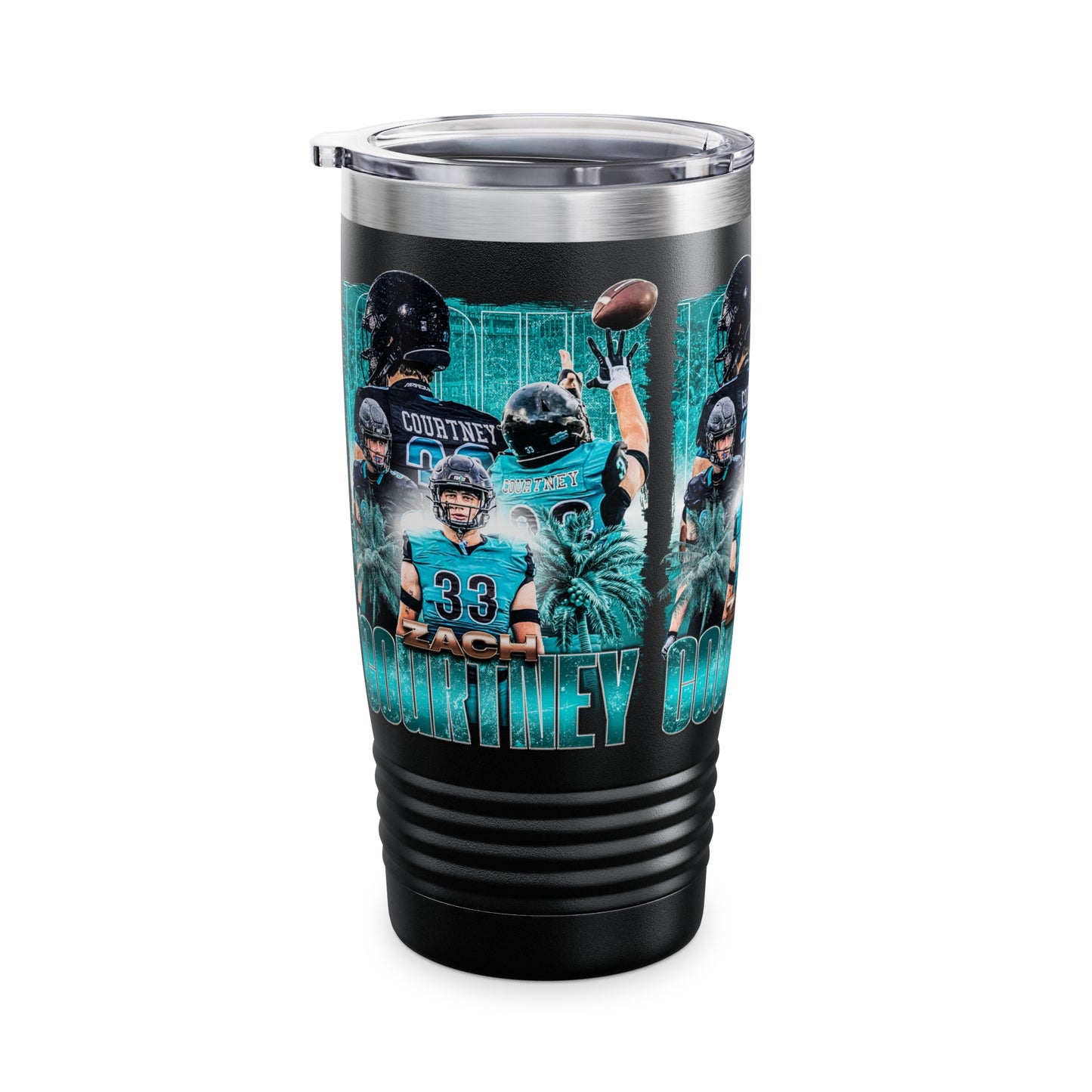 ZACH COURTNEY STAINLESS STEEL TUMBLER