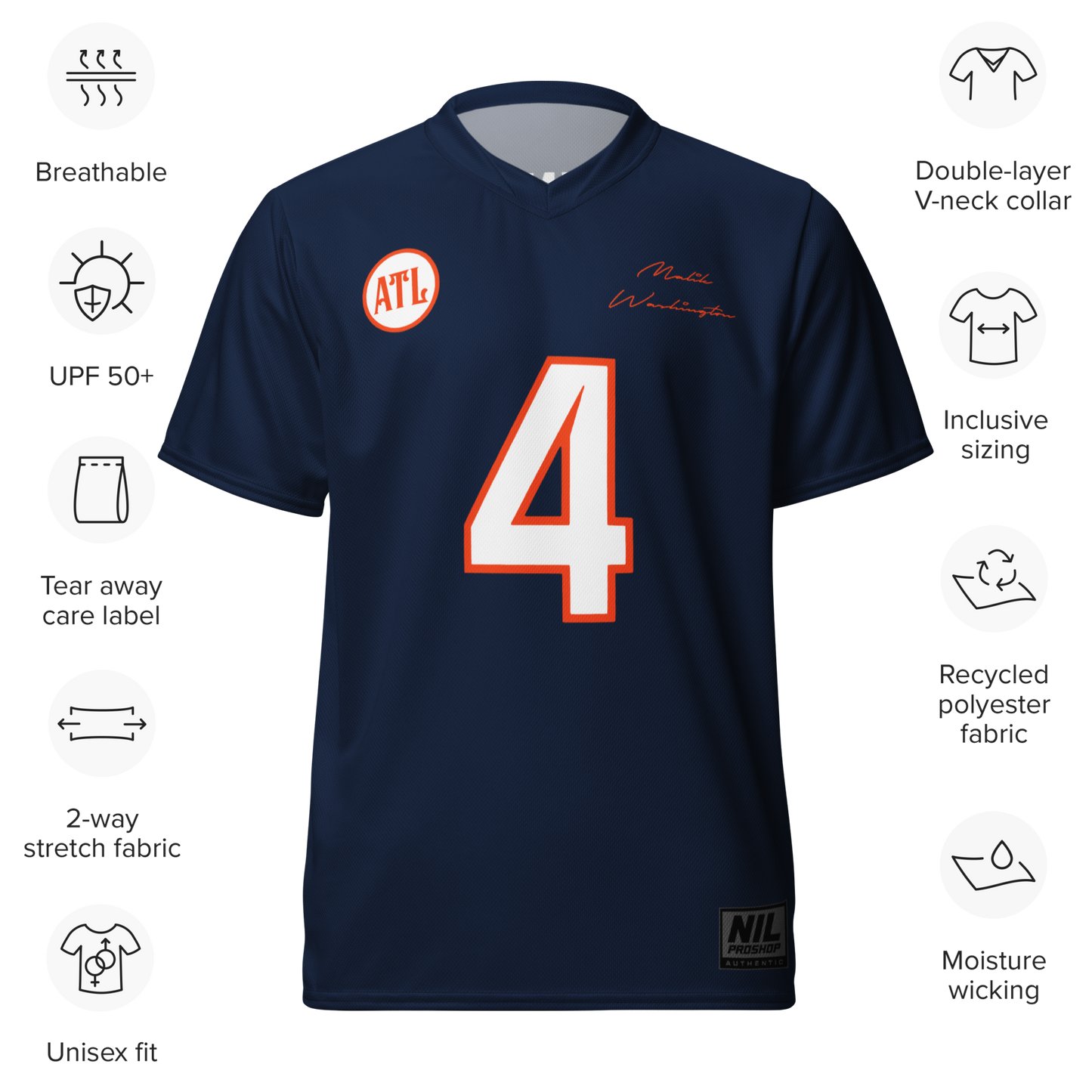 MALIK WASHINGTON HOME SHIRTSY