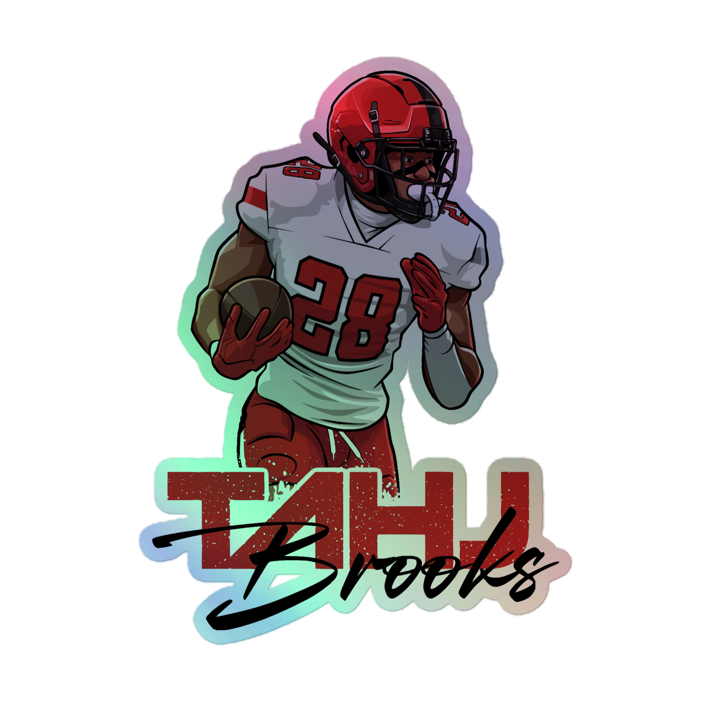 TAHJ BROOKS HOLOGRAM STICKER