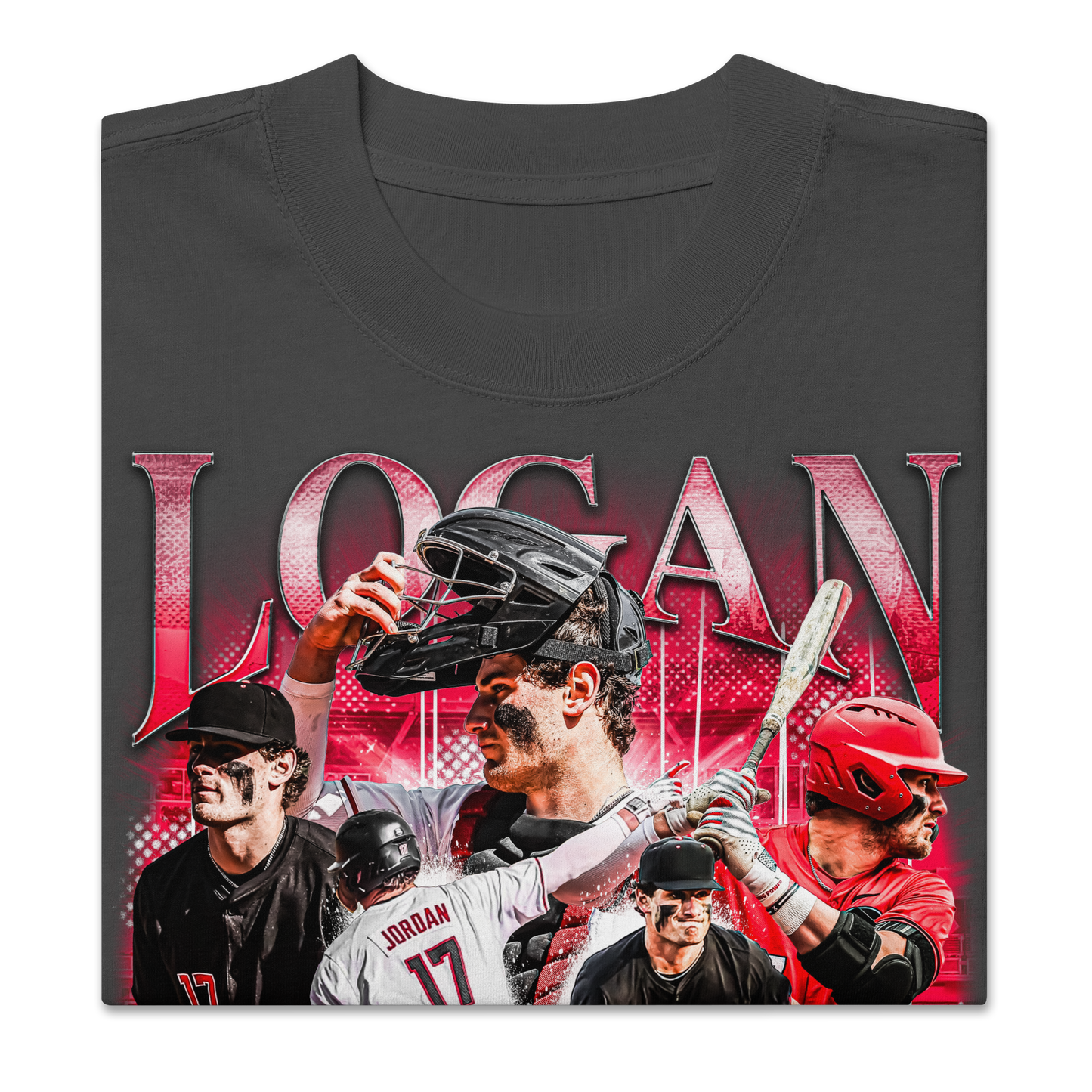 LOGAN JORDAN FADED BLACK VINTAGE TEE