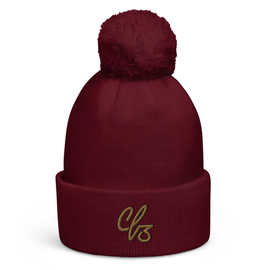 CL3 POM POM CUFFED BEANIE