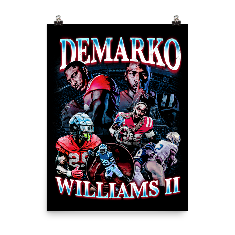 DEMARKO WILLIAMS 18"x24" POSTER