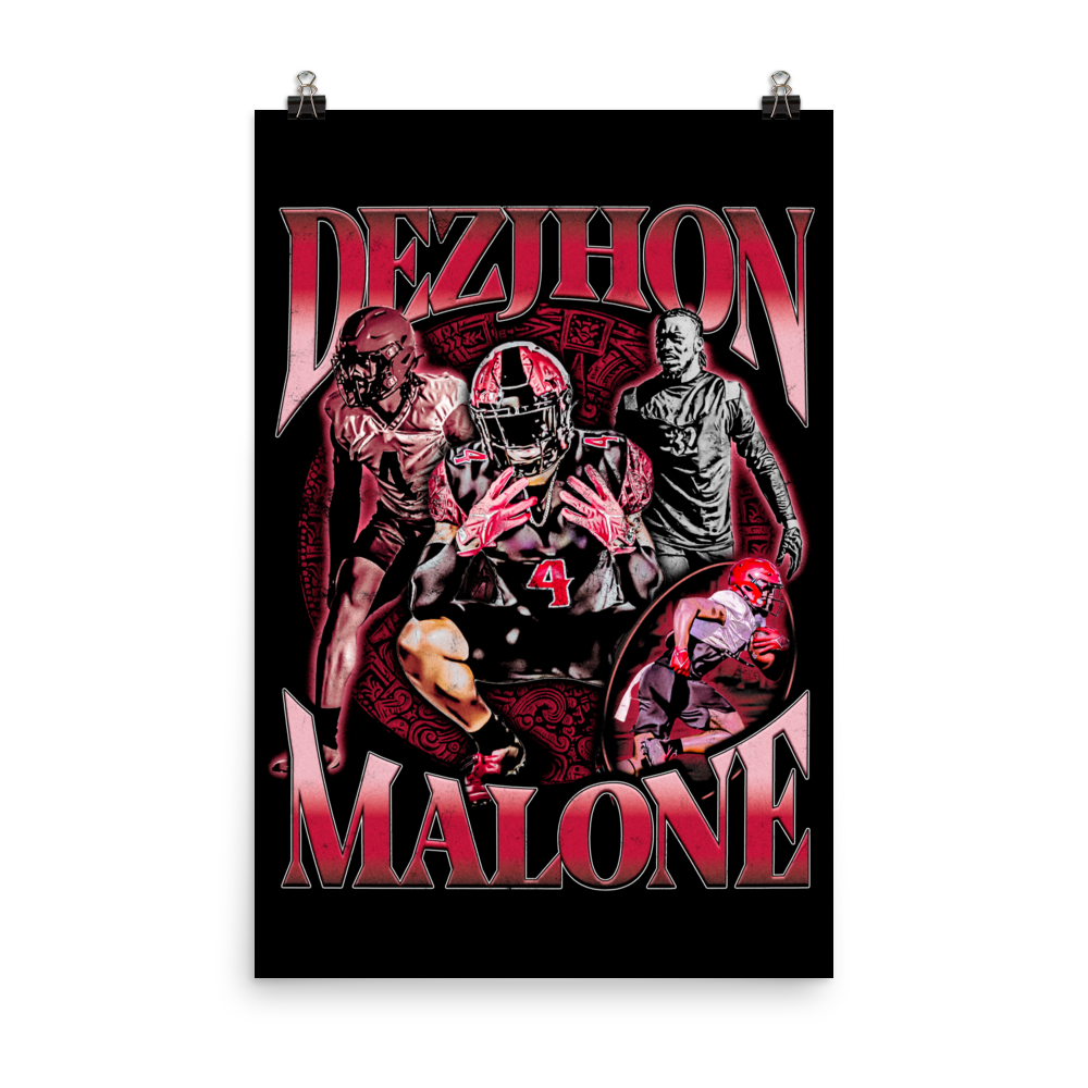 MALONE 24"x36" POSTER