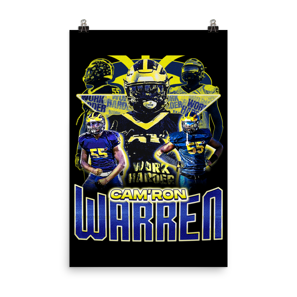 WARREN 24"x36" POSTER