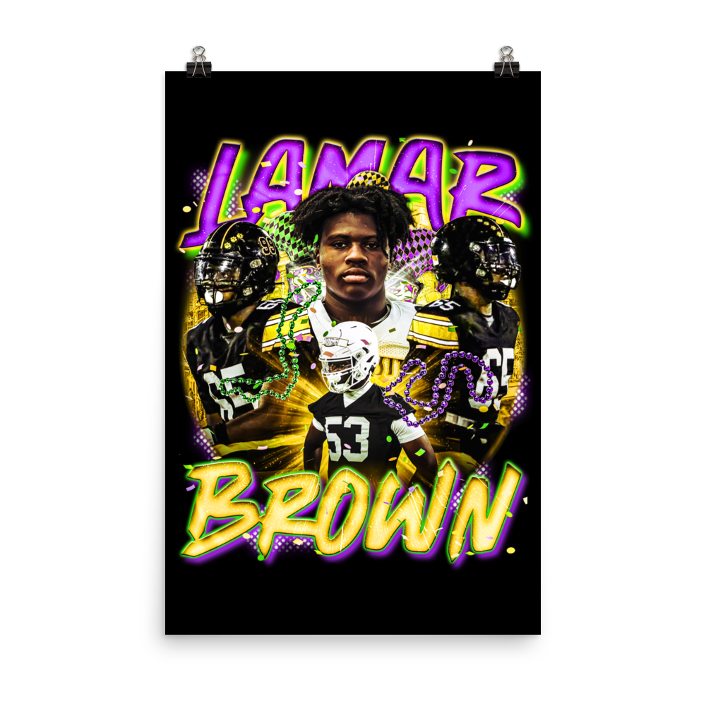 LAMAR BROWN 24"x36" POSTER