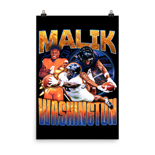 MALIK WASHINGTON 24"x36" POSTER