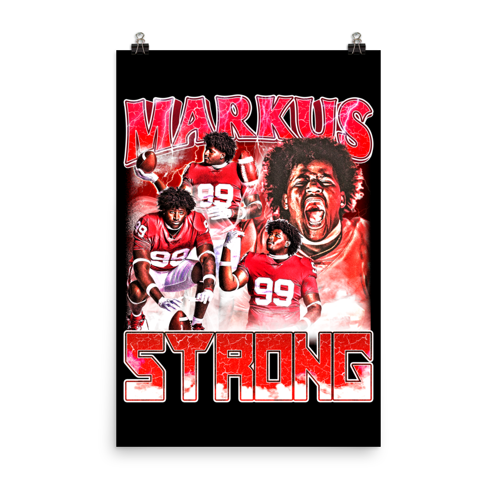 MARKUS STRONG 24"x36" POSTER