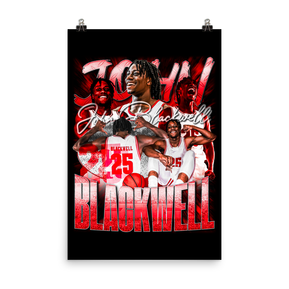 JOHN BLACKWELL 24"x36" POSTER