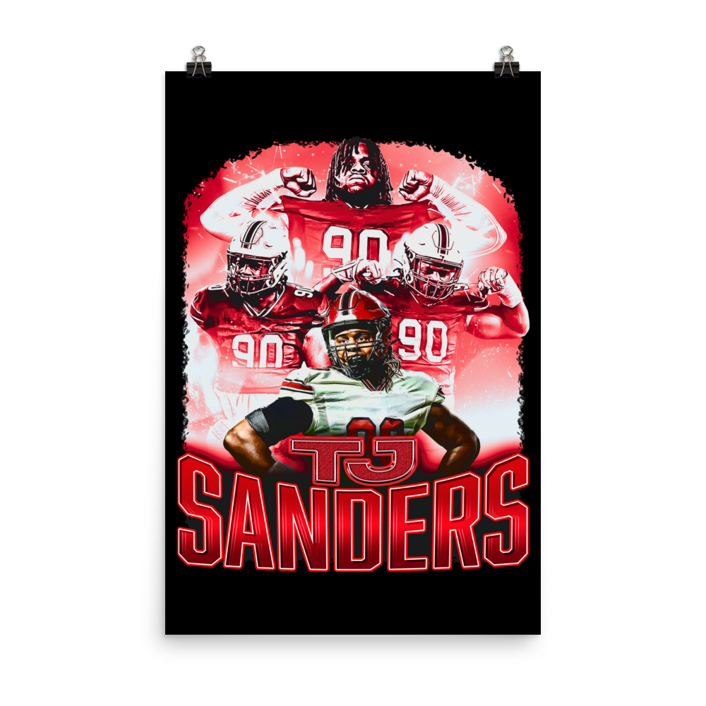 TJ SANDERS 24"x36" POSTER