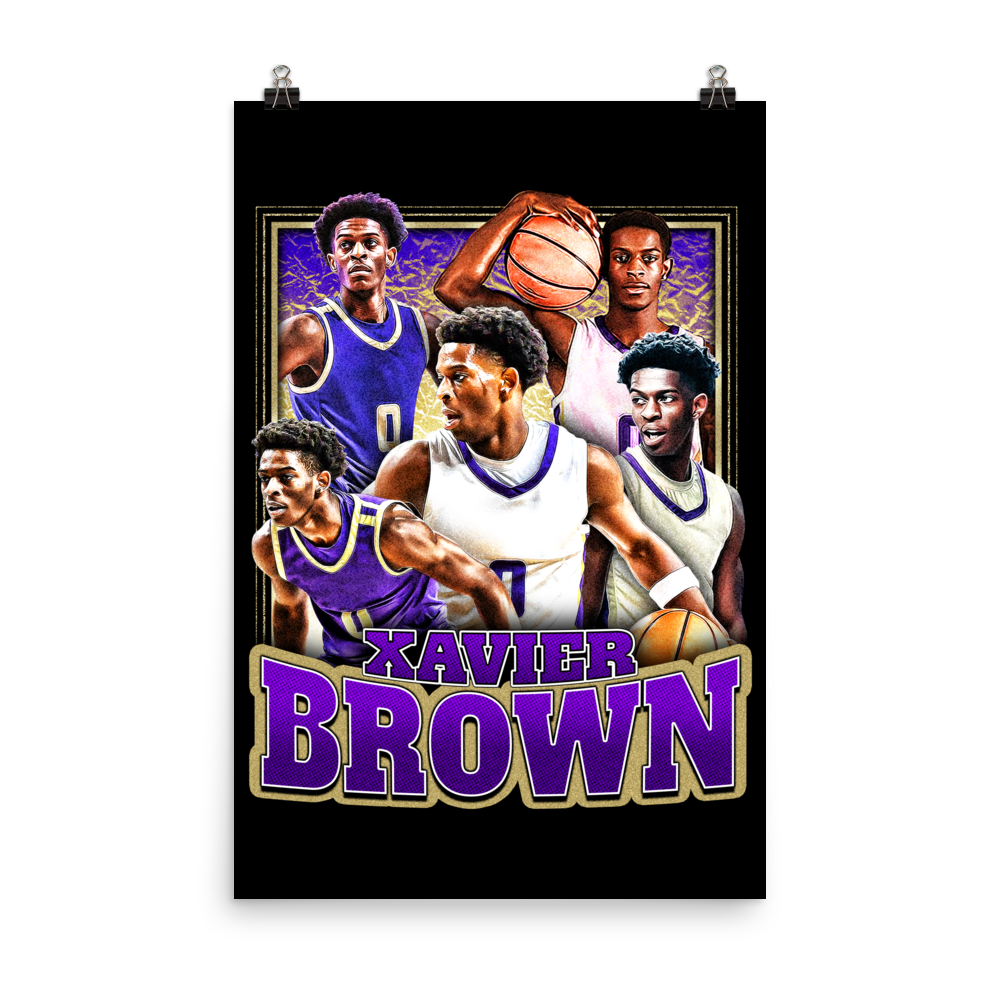 XAVIER BROWN 24"x36" POSTER