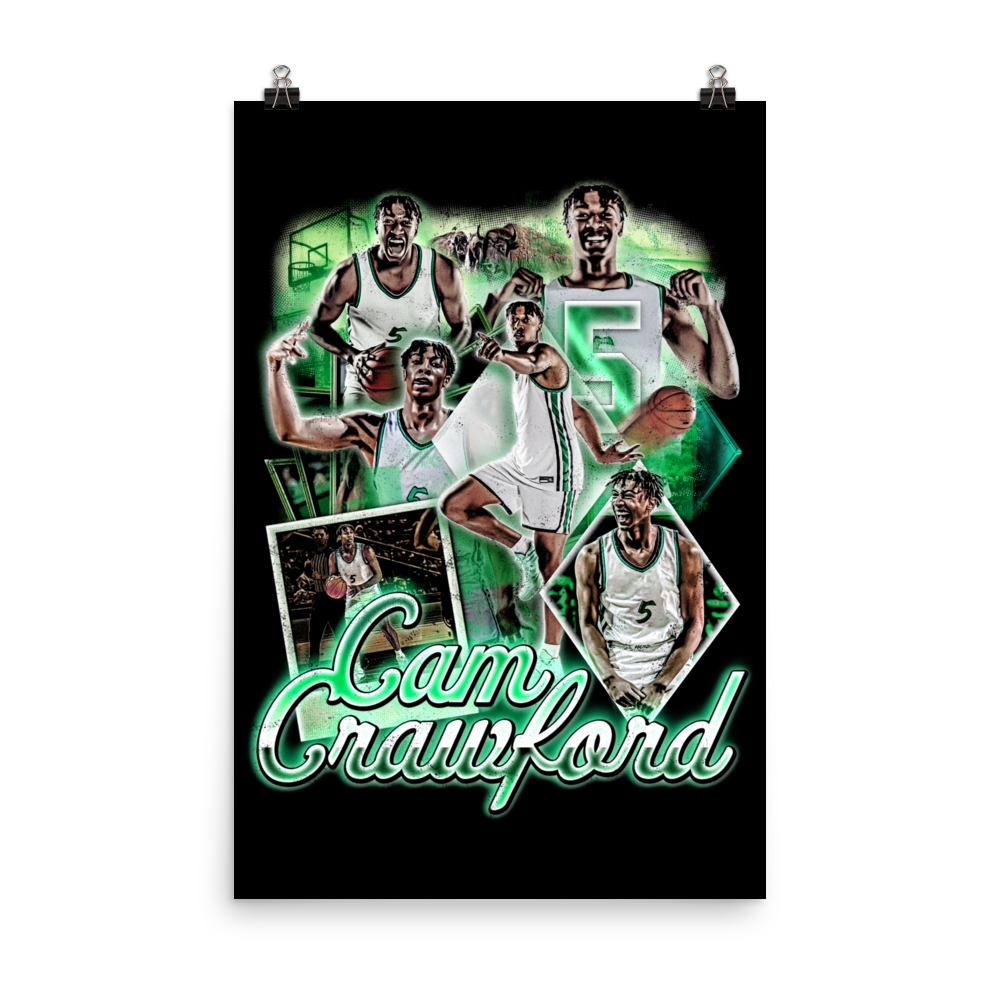 CAM CRAWFORD 24"x36" POSTER