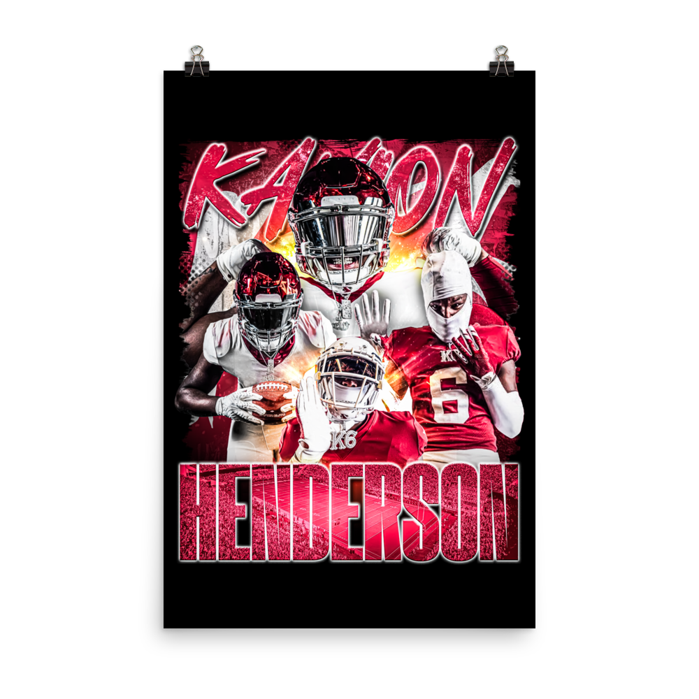 KAVION HENDERSON 24"x36" POSTER