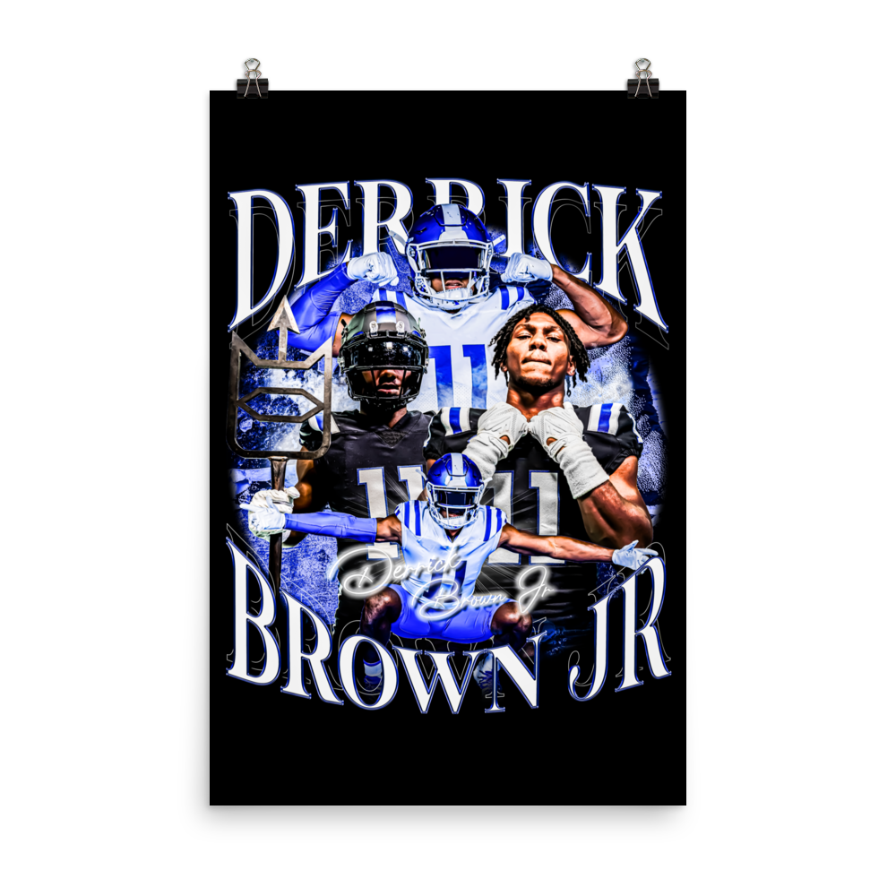 DERRICK BROWN 24"x36" POSTER