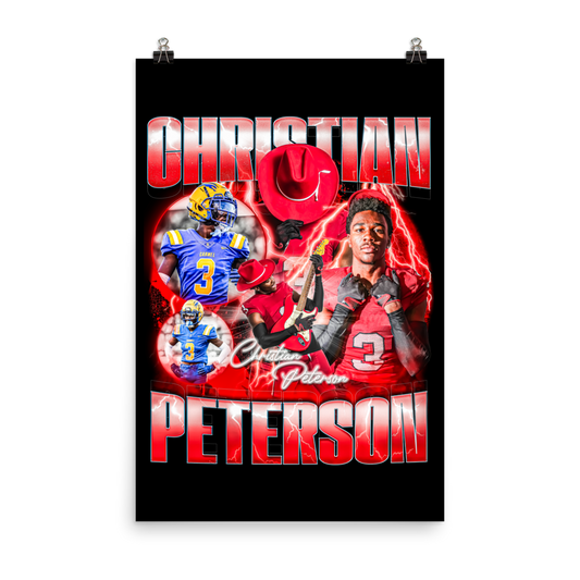 CHRISTIAN PETERSON 24"x36" POSTER