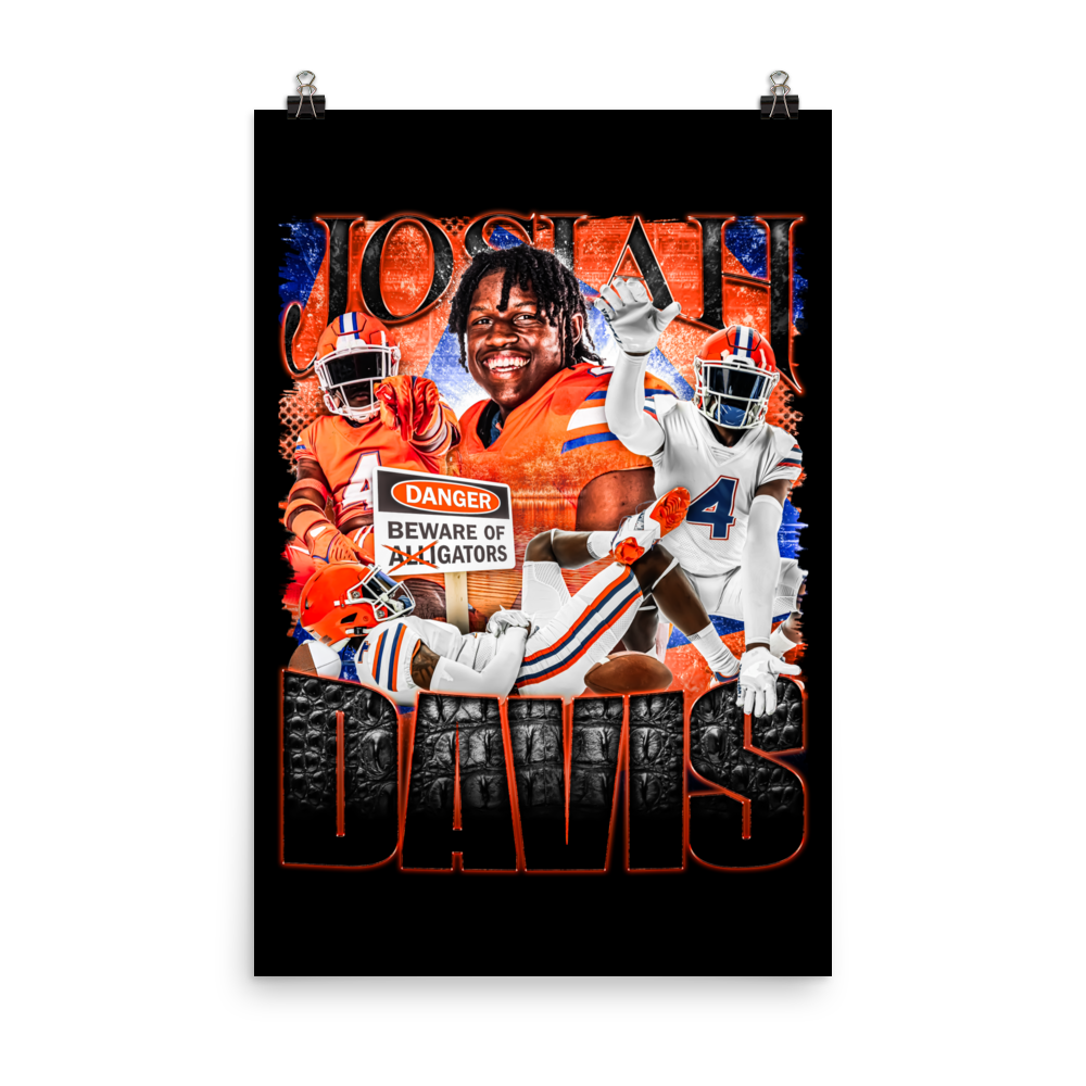 JOSIAH DAVIS 24"x36" POSTER