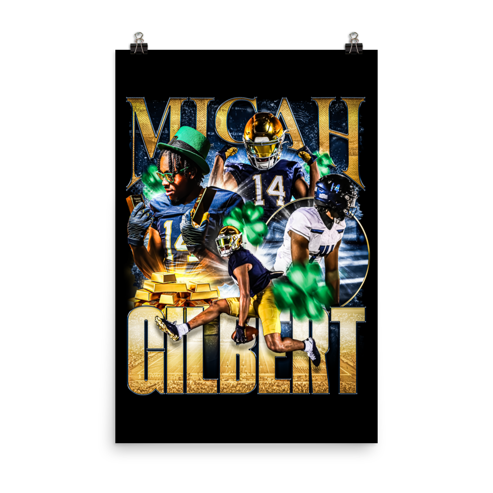 MICAH GILBERT 24"x36" POSTER