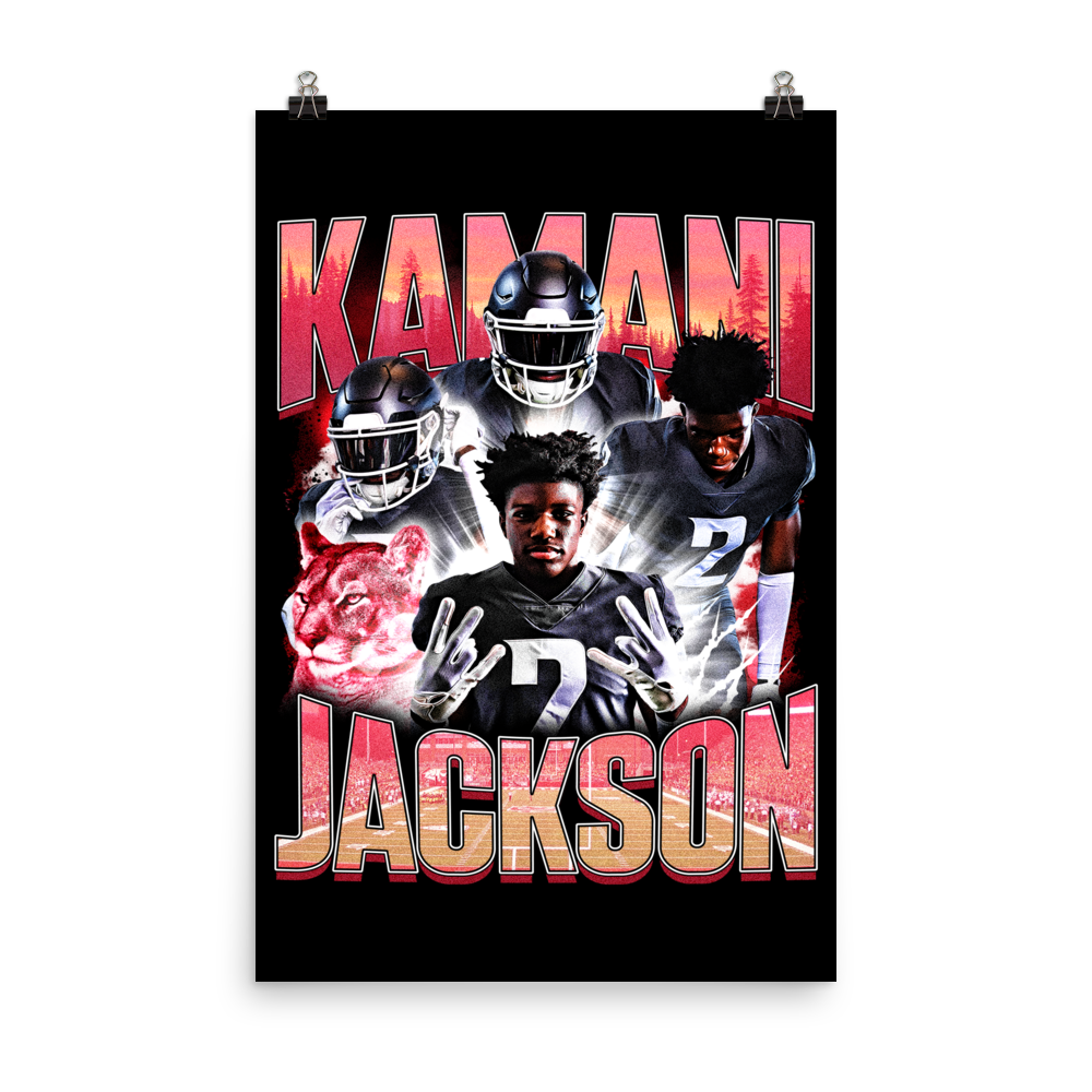 KAMANI JACKSON 24"x36" POSTER