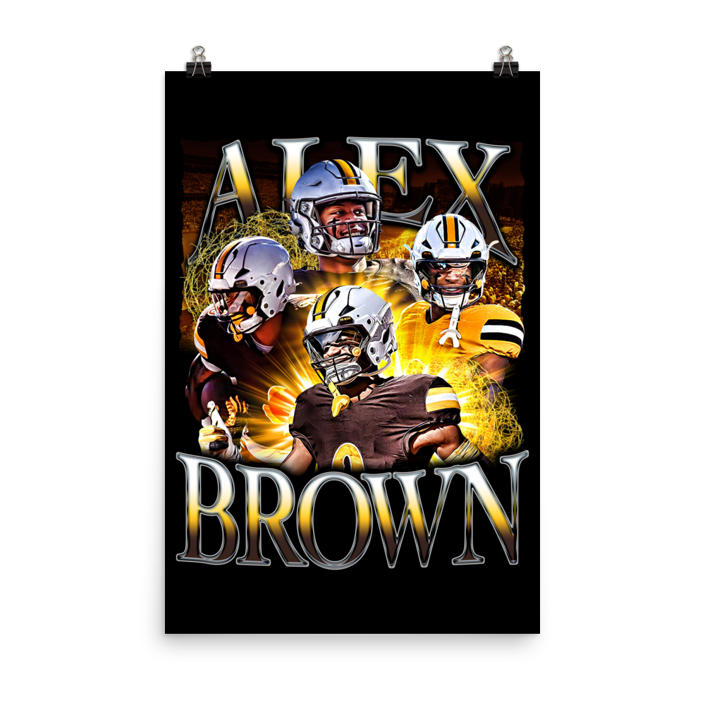 ALEX BROWN 24"x36" POSTER